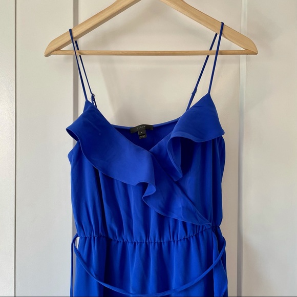 J. Crew | Midi blue dress - Picture 7 of 7